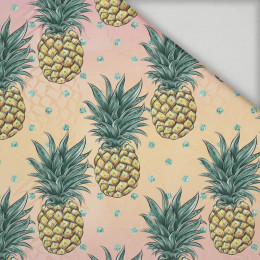TROPICAL PINEAPPLES - quick-drying woven fabric