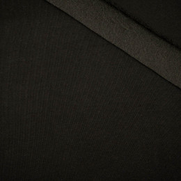 BLACK  - thick brushed sweatshirt D300