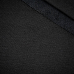 BLACK - Cotton water-repellent fabric 320g 
