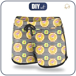 Women’s boardshorts - ZESTY FLAMINGOS - sewing set