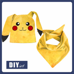 KID'S CAP AND SCARF (BUNNY) - ELECTRICITY 51-54