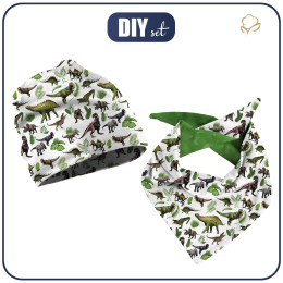 KID'S CAP AND SCARF (CLASSIC) - DINO PLANTS - sewing set