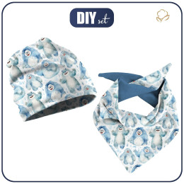 KID'S CAP AND SCARF (CLASSIC) - HAPPY YETI PAT. 2 51-54