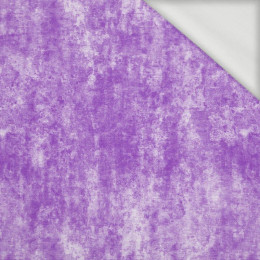 GRUNGE (purple) - looped knit fabric