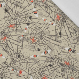 HALLOWEEN WEB EYES- Cotton woven fabric