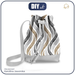 BUCKET BAG - EARS / white