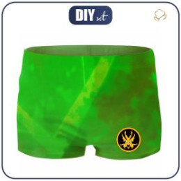 Boy's swim trunks - GREEN NINJA 110-116