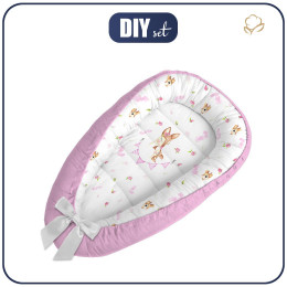 BABY NEST - FAWN / pink - sewing set