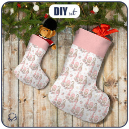 Christmas Stocking Set - CHRISTMAS GNOMES PAT. 1 - sewing set
