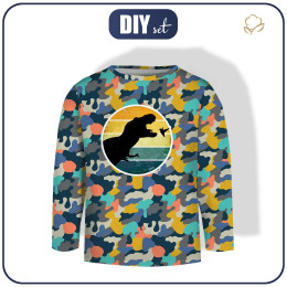 Longsleeve - CAMOUFLAGE COLORFUL pat. 2 - sewing set