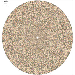 PASTEL FLOWERS PAT 2 -  big circle skirt panel 