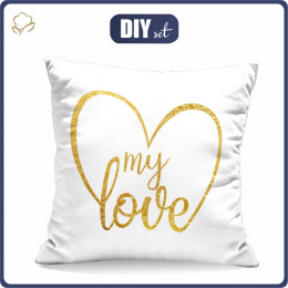 PILLOW 45X45 - MY LOVE - sewing set
