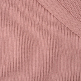 ROSE QUARTZ - Cotton sweater knit fabric 320g
