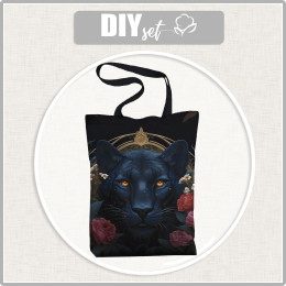 SHOPPER BAG - GOTHIC PANTHER - sewing set