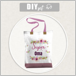 SHOPPER BAG - SUPER OMA / pink