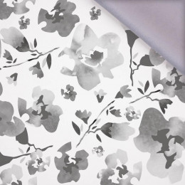 WATER-COLOR FLOWERS pat. 1 (grey) - softshell