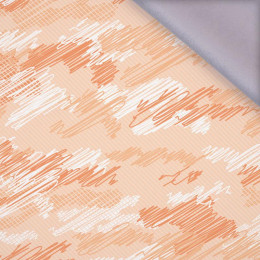 CAMOUFLAGE - scribble / orange - softshell