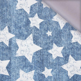 WHITE STARS / vinage look jeans (dark blue) - softshell