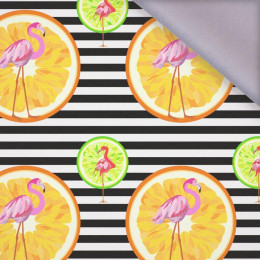 100cm ZESTY FLAMINGOS - softshell