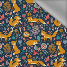 FOXES IN THE FORREST - Softshell light fabric