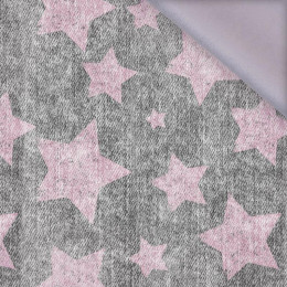 PINK STARS / vinage look jeans (grey) - softshell