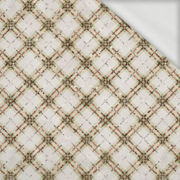 FOREST DIAMONDS pat. 2 - looped knit fabric