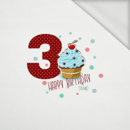 3ST BIRTHDAY / MUFFIN - panel looped knit 