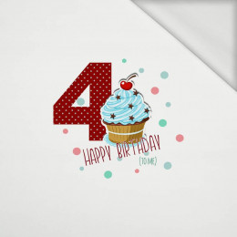 4ST BIRTHDAY / MUFFIN - panel looped knit 