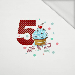 5ST BIRTHDAY / MUFFIN - panel looped knit 