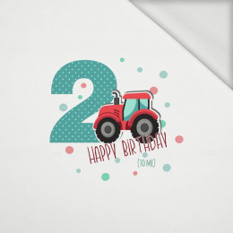 2ST BIRTHDAY / TRACTOR - panel looped knit 