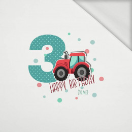 3ST BIRTHDAY / TRACTOR - panel looped knit 