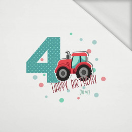 4ST BIRTHDAY / TRACTOR - panel looped knit 