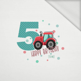 5ST BIRTHDAY / TRACTOR - panel looped knit 