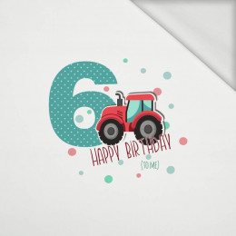 6ST BIRTHDAY / TRACTOR - panel looped knit 
