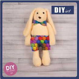 SHORTS + BOW TIE FOR BUNNY - CUBE - sewing set