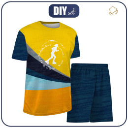Children's sport outfit "PELE" - ROLLER SKATING - sewing set 