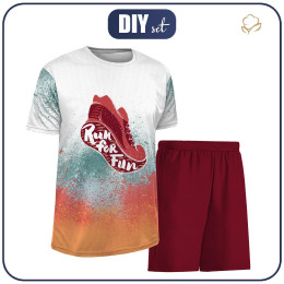 Children's sport outfit "PELE" - RUN FOR FUN - sewing set 
