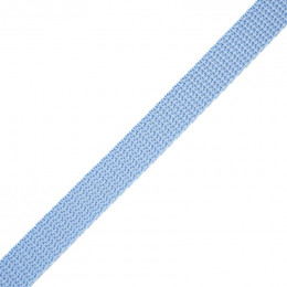Webbing tape 15mm - light blue