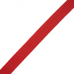 Webbing tape 15mm - red