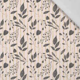 30% 150cm LEAVES pat. 10 (gold) - Cotton woven fabric
