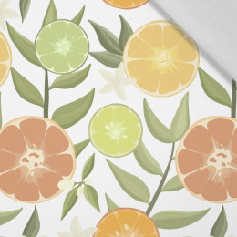 CITRUS no. 2 / white - Cotton woven fabric