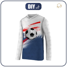THERMO KIDS BLOUSE (BILLIE) - FOOTBALL pat. 1 - sewing set