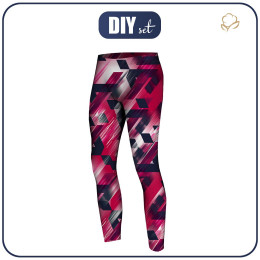 MEN’S THERMO LEGGINGS (JACK) - CYBER PINK - sewing set