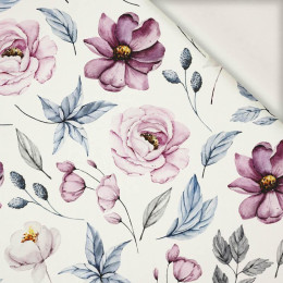 WATERCOLOR BOUQUET Pat. 1 - viscose woven fabric