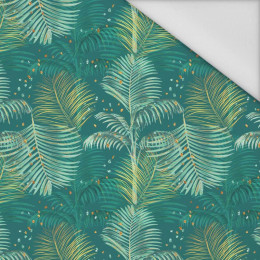 PALM LEAVES pat. 3 / green - Waterproof woven fabric