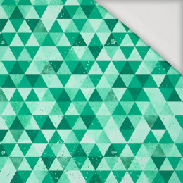 SMALL TRIANGLES / green - Viscose jersey