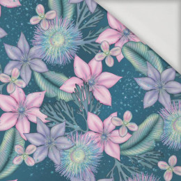WATER WORLD pat. 1 / sea blue - Viscose jersey