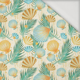 100CM SHELLS AND PALM TREES - Viscose jersey