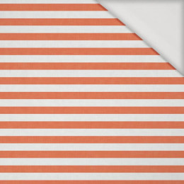 STRIPES 1x1 - acid white/ acid red - Viscose jersey