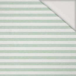 STRIPES 1x1 - acid white/ acid mint - Viscose jersey